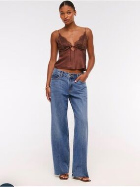 Abercrombie low-rise ultra loose jeans